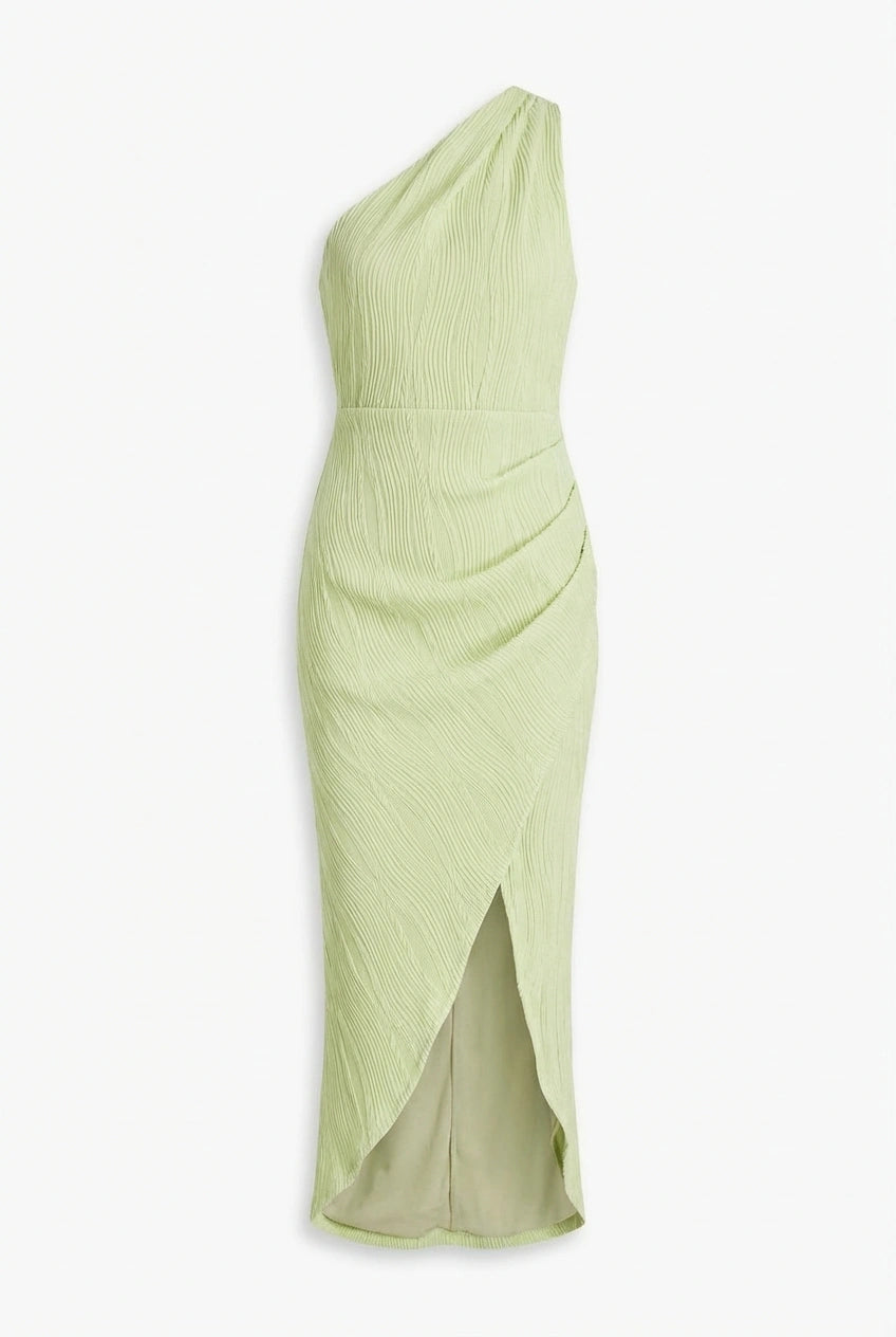 Avoria | Women’s One Shoulder Midi Dress for Weddings and Events
