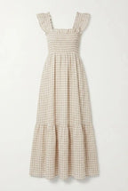 Avoria | Women’s Plaid Summer Maxi Dress Breathable Casual Fit
