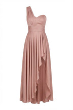 Avoria | Maxi Dress Wedding Guest One Shoulder Pleated Elegant