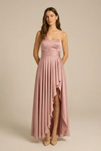 Avoria | Maxi Dress Wedding Guest One Shoulder Pleated Elegant