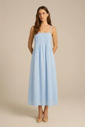 Avoria | Pleated Midi Dress Wedding Guest Elegant Summer Fit
