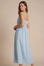 Avoria | Pleated Midi Dress Wedding Guest Elegant Summer Fit