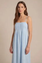 Avoria | Pleated Midi Dress Wedding Guest Elegant Summer Fit