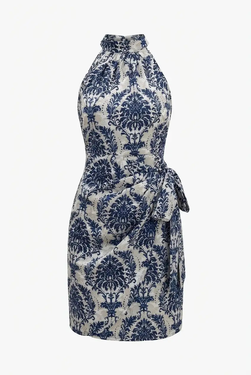 Avoria | Women’s Elegant Halter Neck Mini Dress Wedding Guest