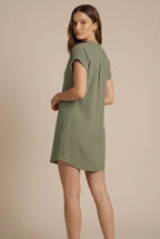 Avoria | Women’s Relaxed Fit Summer Dress Button Front Casual