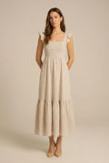 Avoria | Women’s Plaid Summer Maxi Dress Breathable Casual Fit